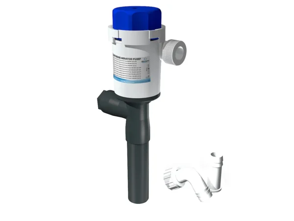 Albin Group Cartridge Aerator Pump - 750 GPH - 12V - Straight - Image 2
