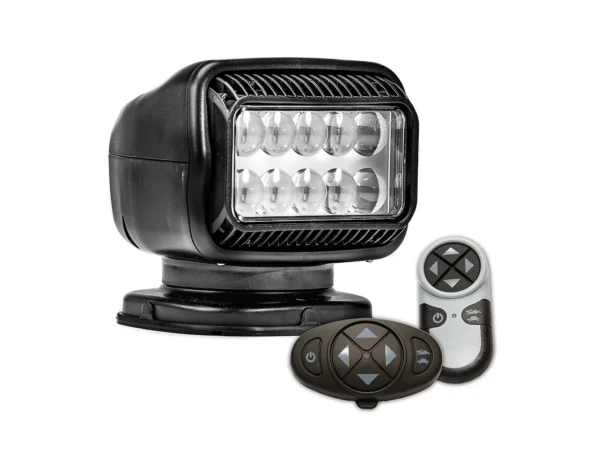 Golight Radioray GT Series Permanent Mount - Black LED - Wireless Handheld & Wireless Dash Mount Remotes - Image 2