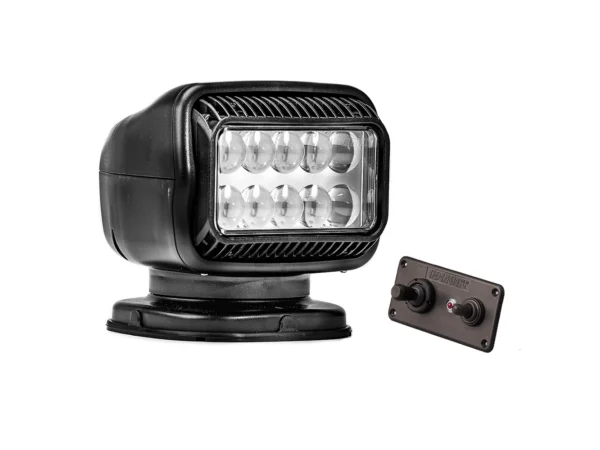 Golight Radioray GT Series Permanent Mount - Black LED - Hard Wired Dash Mount Remote - Image 2