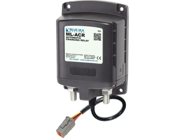 Blue Sea 7621100 ML ACR Charging Relay 24V 500A w/Deutsch Connector - Image 2