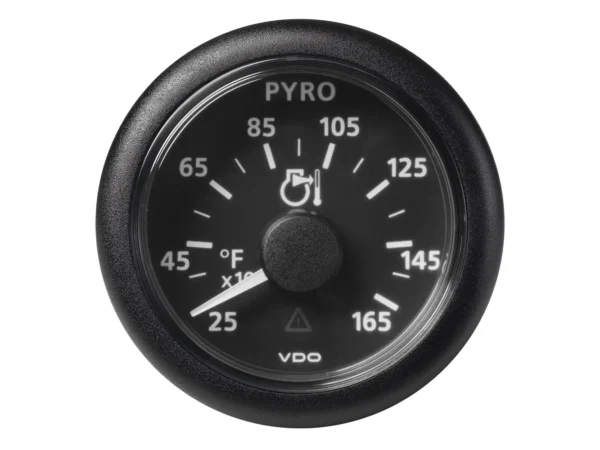 Veratron 52 MM (2-1/16") ViewLine Pyrometer - 250° to 1650°F - Black Dial & Bezel - Image 2