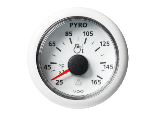 Veratron 52 MM (2-1/16") ViewLine Pyrometer - 250° to 1650°F - White Dial & Bezel - Image 2