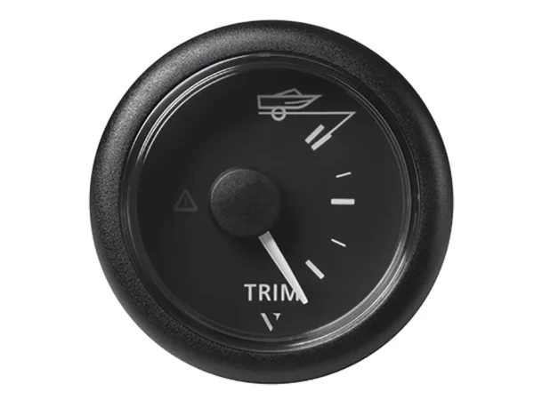 Veratron 52MM (2-1/16") ViewLine Trim Indicator Gauge Up/Down - Black Dial & Round Bezel - Image 2