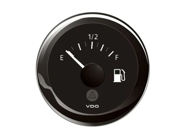 Veratron 52MM (2-1/16") ViewLine Tank Level Gauge E/F - 3-180 Ohm - Black Dial & Bezel - Image 2