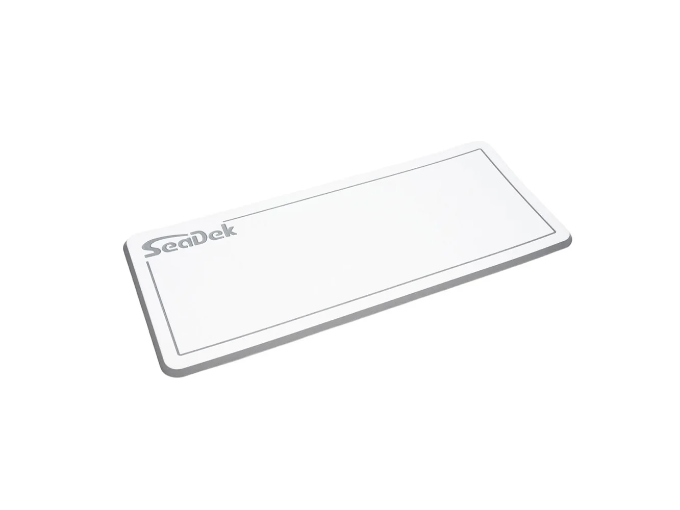 SeaDek Small Helm Pad - White/Storm Grey w/SeaDek Logo