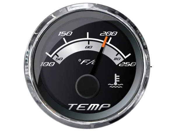 Faria Platinum 2" Water Temp Gauge (100-250°F) - Image 2