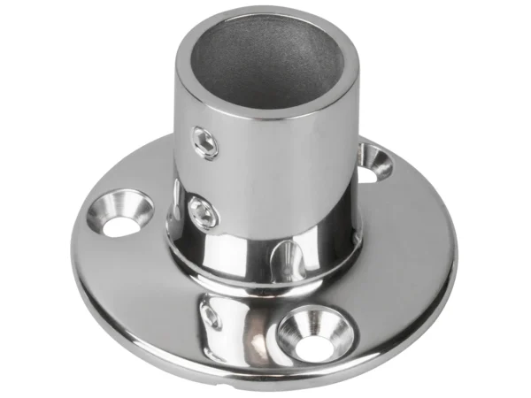 Sea-Dog Rail Base Fitting 2-3/4" Round Base 90° 316 Stainless Steel - 1" OD - Image 2