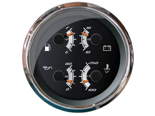 Faria Platinum 4" Multi-Function - Fuel, Oil, Volt & Water Temperature - Image 2