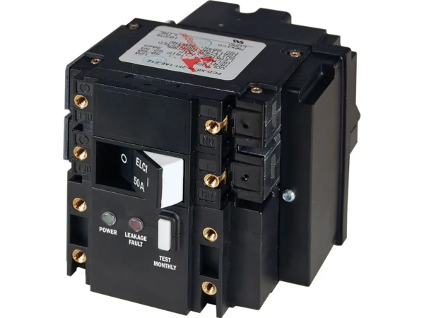 Blue Sea C-Series ELCI Main Circuit Breaker - Double Pole 120V AC 50A - Image 2