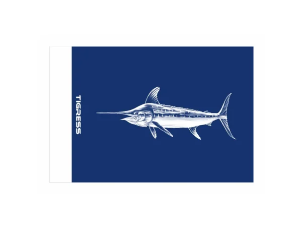 Tigress Blue Marlin Release Flag - 12" x 18"