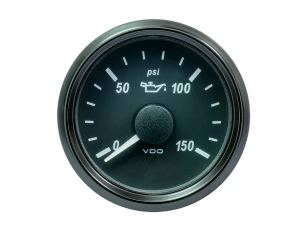 VDO SingleViu 52mm (2-1/16") Oil Pressure Gauge - 150 PSI - 0-180 Ohm - Image 2