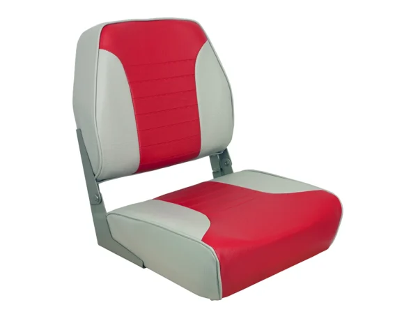 Springfield Economy Multi-Color Folding Seat - Grey/Red - Image 5