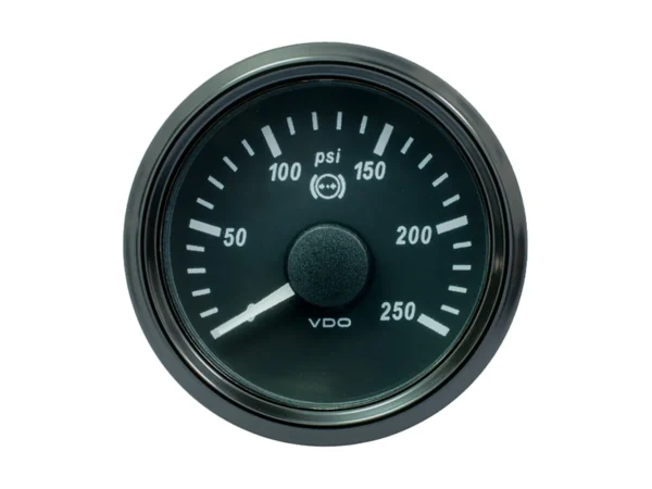 VDO SingleViu 52mm (2-1/16") Brake Pressure Gauge - 250 PSI - 0-4.5V - Image 2