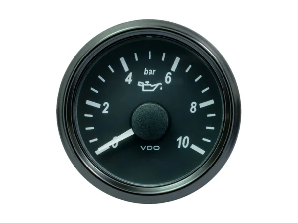 VDO SingleViu 52mm (2-1/16") Oil Pressure Gauge - 10 Bar - 0-180 Ohm - Image 2