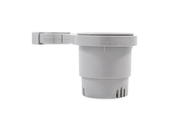 Camco Clamp-On Rail Mounted Cup Holder - Large for Up to 2" Rail - Grey - Image 4