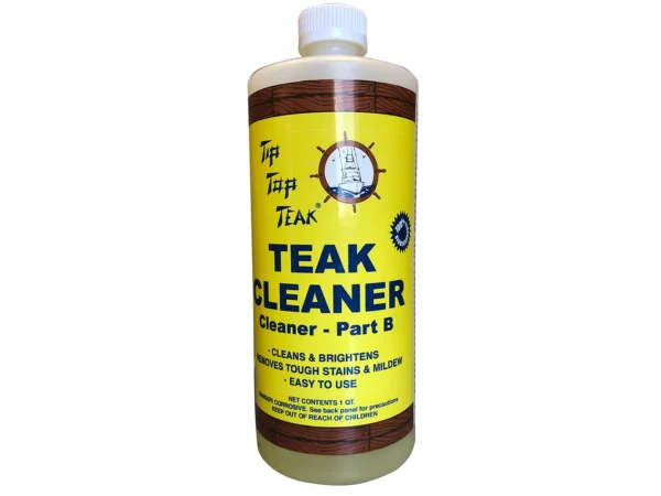 Tip Top Teak Cleaner Part B - Quart - Image 2