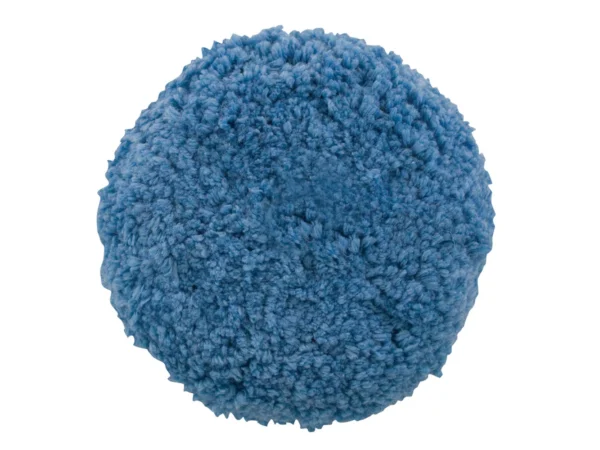Presta Blue Blended Wool Medium Cutting Pad - 9" Screw-On Pad - Image 2