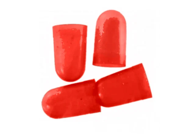 VDO Light Diffuser f/Type D Peanut Bulb - Red - 4 Pack - Image 2