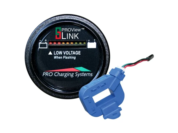 Dual Pro Lithium Battery Gauge - Single - Round Display - Image 2