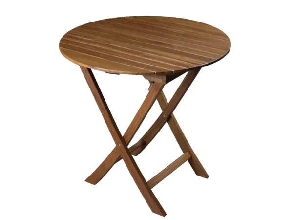 Whitecap Round Slat Table - Teak - Image 5