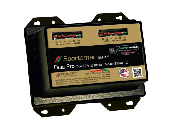 Dual Pro SS2 Auto 20A - 2-Bank Lithium/AGM Battery Charger - Image 2