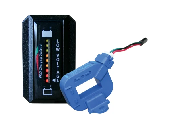 Dual Pro Lithium Battery Gauge - Single - Rectangle Vertical Display - Image 2