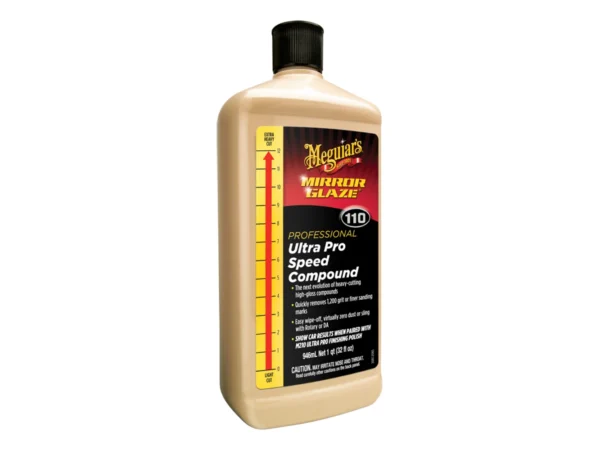 Meguiar's Mirror Glaze Ultra Pro Speed Compound - Heavy Cut, High Gloss - 32oz - Image 2