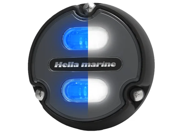 Hella Marine Apelo A1 Blue White Underwater Light - 1800 Lumens - Black Housing - Charcoal Lens - Image 5