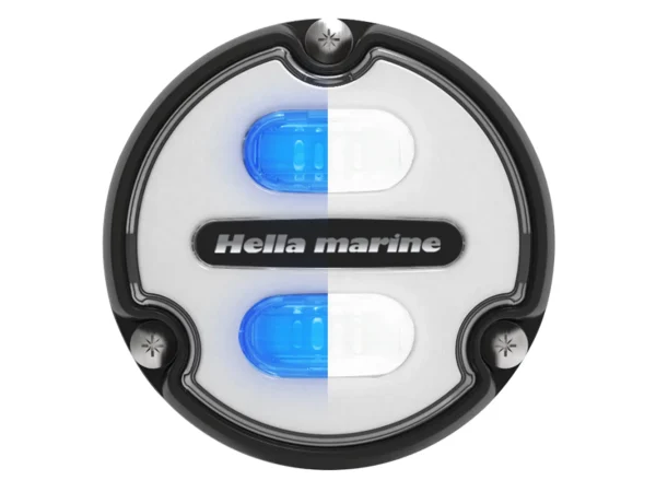 Hella Marine Apelo A1 Blue White Underwater Light - 1800 Lumens - Black Housing - White Lens - Image 5