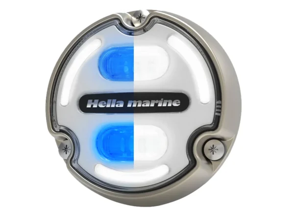 Hella Marine Apelo A2 Blue White Underwater Light - 3000 Lumens - Bronze Housing - White Lens w/Edge Light - Image 5