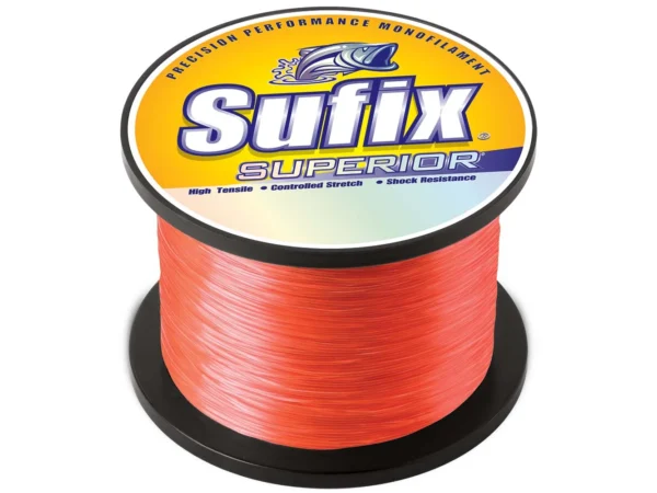 Sufix Superior Neon Fire Monofilament - 30lb - 450 yds - Image 2