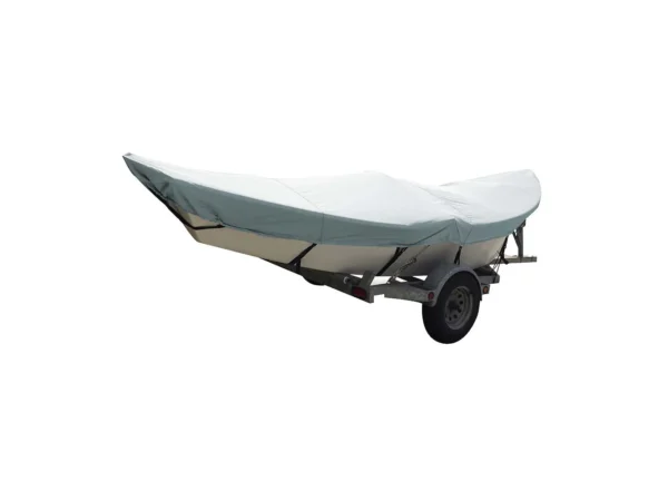 Carver Poly-Flex II Styled-to-Fit Boat Cover f/16' Drift Boats - Grey - Image 2