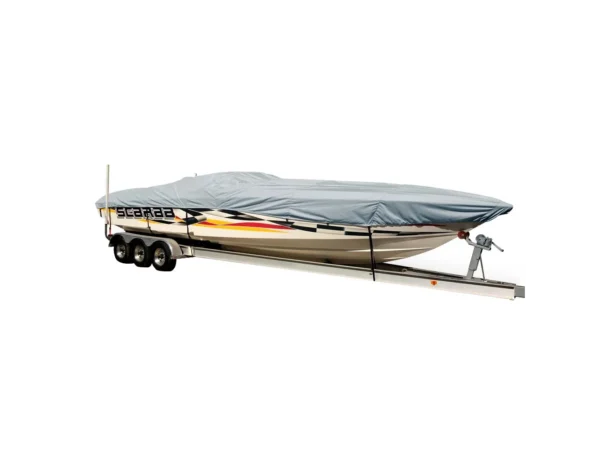 Carver Sun-DURA® Styled-to-Fit Boat Cover f/28.5' Performance Style Boats - Grey - Image 2