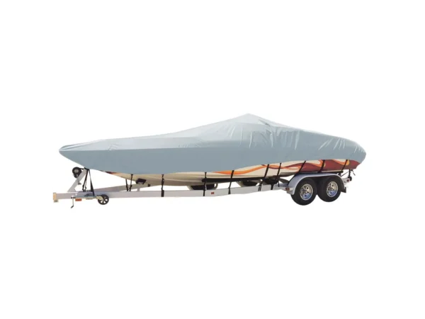 Carver Sun-DURA® Styled-to-Fit Boat Cover f/21.5' Day Cruiser Boats - Grey - Image 2