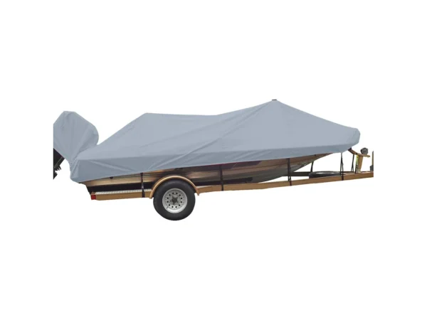 Carver Sun-DURA® Styled-to-Fit Boat Cover f/21.5' Wide Style Bass Boats - Grey - Image 2