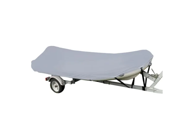 Carver Poly-Flex II Styled-to-Fit Boat Cover f/11.5' Blunt Nose Inflatable Boats - Grey - Image 2