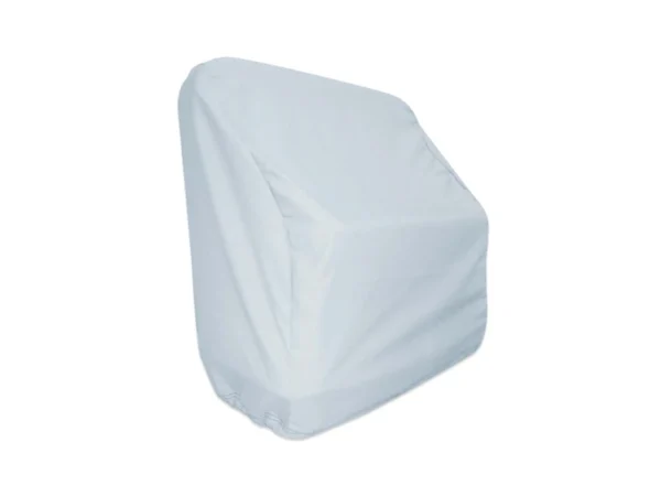 Carver Poly-Flex II Universal Reversible Seat Cover - 40"H x 35"W x 19"D - Grey - Image 2