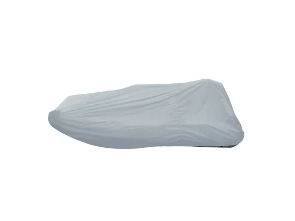 Carver Poly-Flex II Styled-to-Fit Boat Cover f/12.5' Blunt Nose Inflatable Boats w/Center Console - Grey - Image 2
