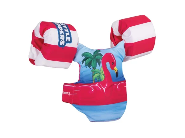 Full Throttle Little Dippers® Life Jacket - Flamingo - Image 2