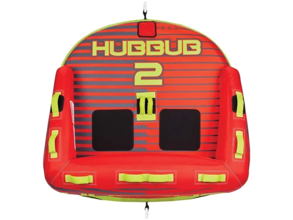 Full Throttle Hubbub 2 Towable Tube - 2 Rider - Red - Image 4