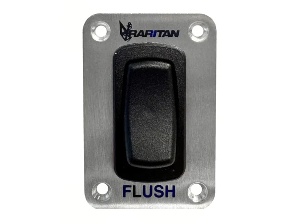 Raritan Momentary Flush Switch w/Stainless Steel Faceplate - Image 2