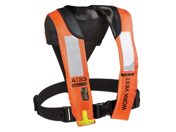 Kent A-33 All Clear Auto Inflatable Work Vest - Image 2