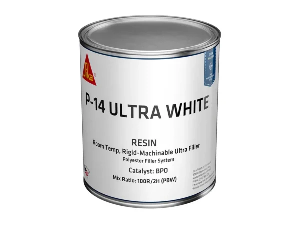 Sika SikaBiresin® AP014 Polyester Fairing Compound White Base Quart Can BPO Hardener Required - Image 2