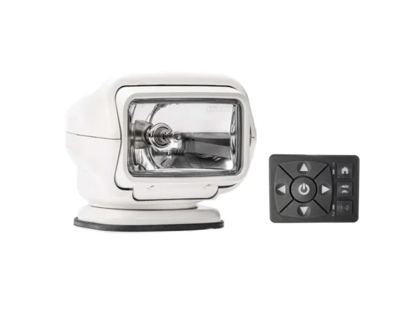 Golight Stryker ST Series Permanent Mount White 12V Halogen w/Hard Wired Dash Mount Remote - Image 2