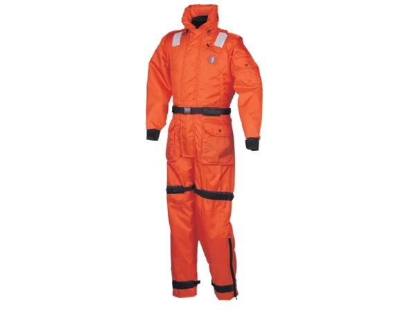 Mustang Deluxe Anti-Exposure Coverall & Work Suit - Orange - Medium - Image 2
