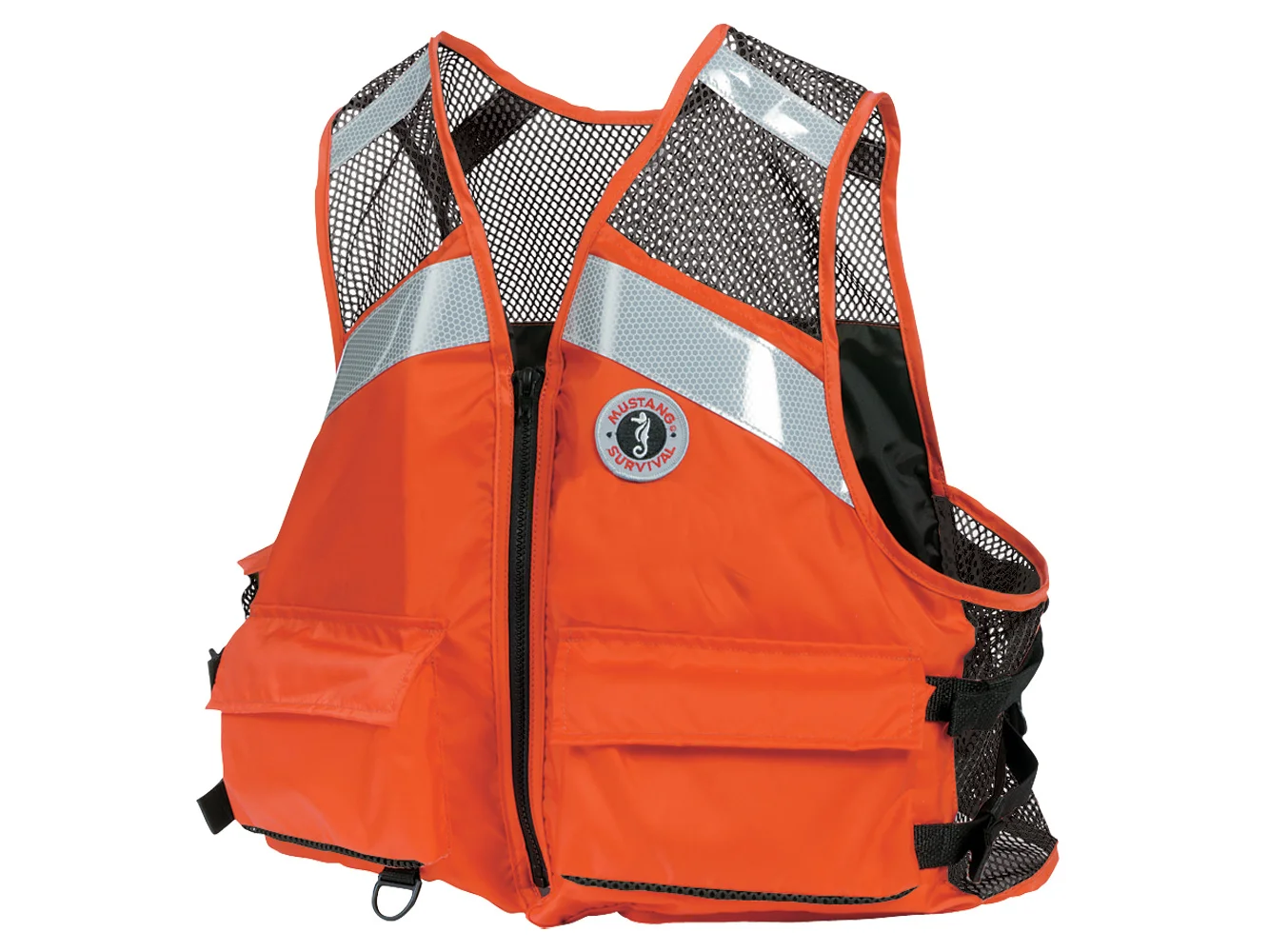 Mustang Industrial Mesh Vest - Orange - XXL/3XXL - Image 2