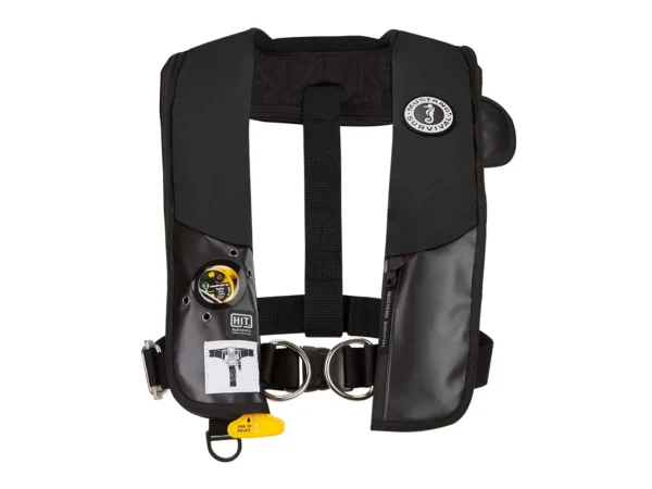 Mustang HIT Hydrostatic Inflatable PFD w/Sailing Harness - Black - Automatic/Manual - Image 2