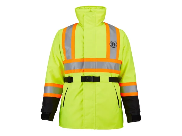 Mustang Classic Flotation Coat - Fluorescent Yellow/Green/Black - Medium - Image 3