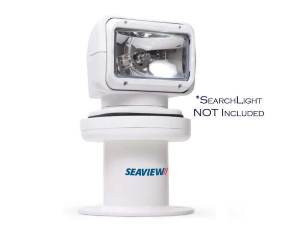 Seaview 6.38" Vertical Searchlight & Thermal Camera Mount w/8" Round Base Plate