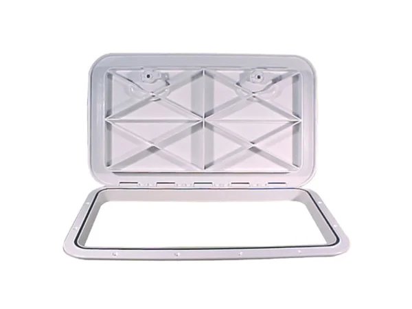 Beckson 14" x 24" Flush Hatch White - ASA Material - Acrylonitrile Styrene Acrylate - Image 3